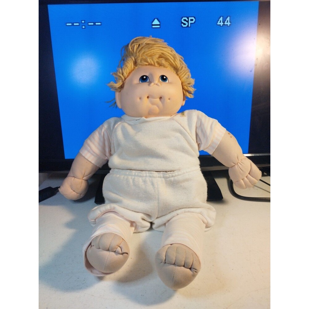 Vintage 1984 Original Doll Baby Cabbage Patch Kid MN Thomas Blond Girl Blue Eyes